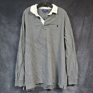 Polo by Ralph Lauren Gray Long Sleeve Polo Shirt